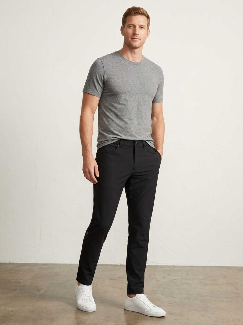 Lululemon ABC Pant Slim 31 Black Warpstreme 5-Pocket Mens Commuter Golf Pants 30
